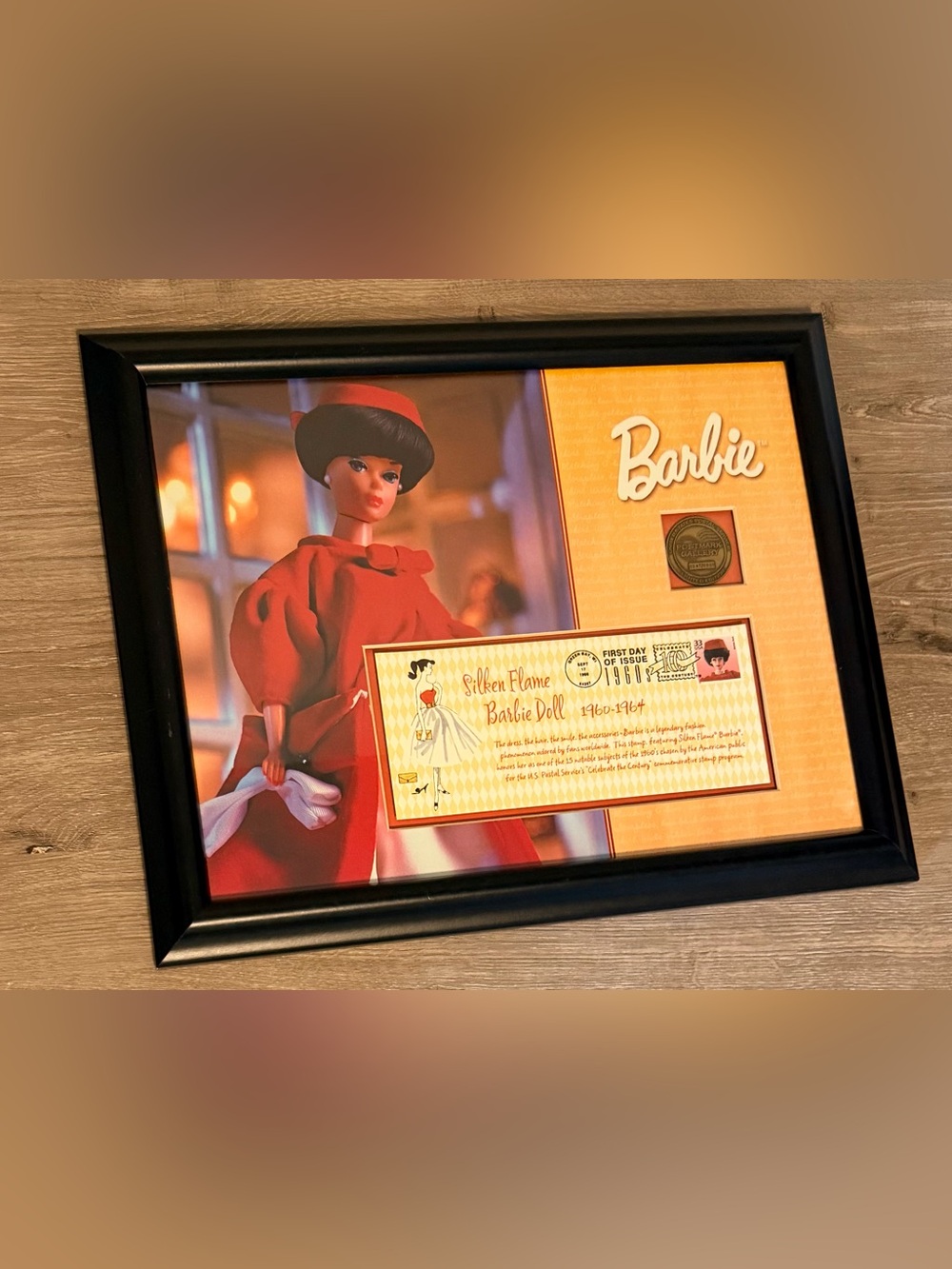 Barbie Silken Flame Postmark Gallery Framed Art - LOW NUMBER 147/5000